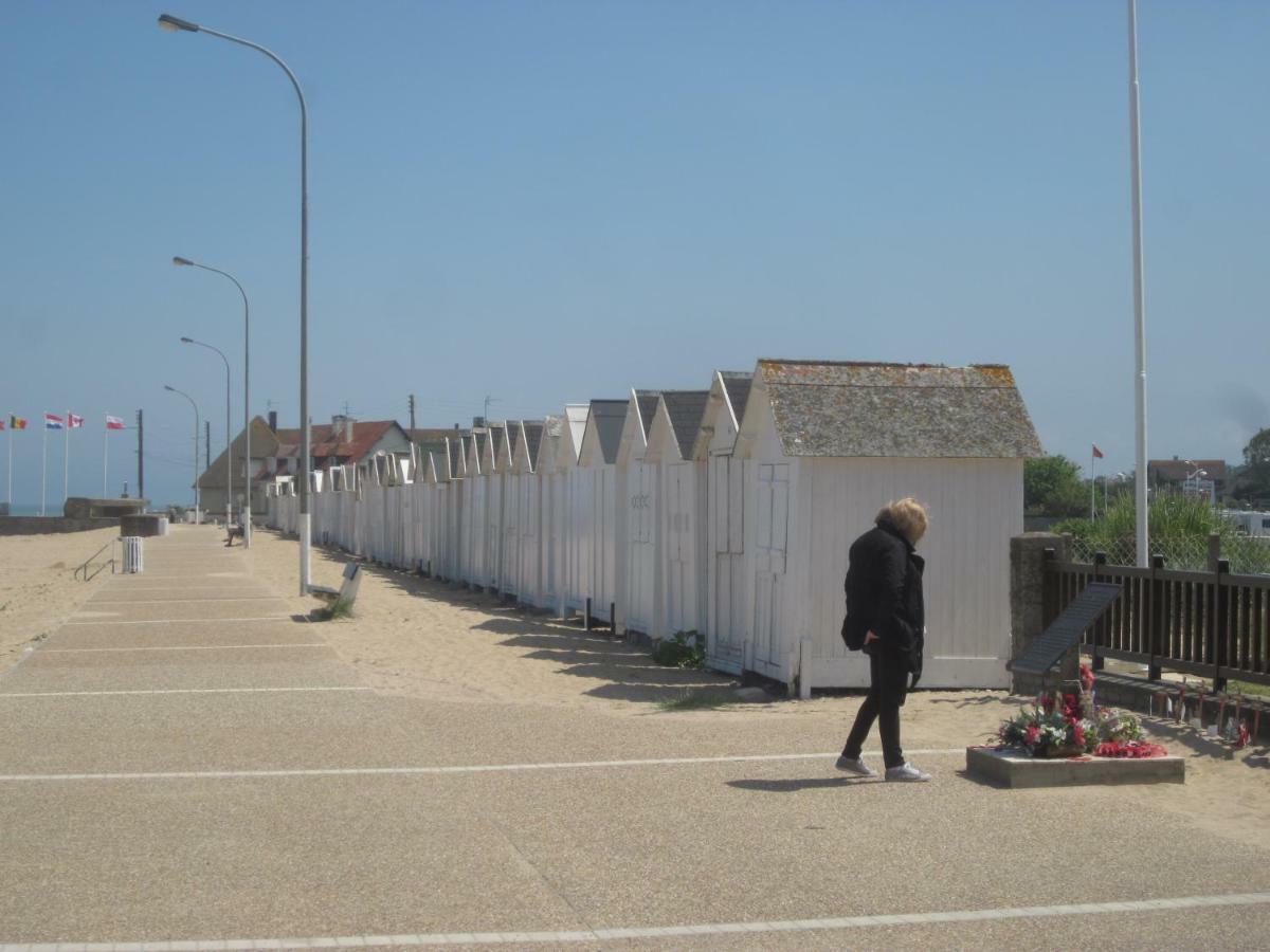 Studio "Voile De Nacre" Apartment Bernieres-sur-Mer Luaran gambar